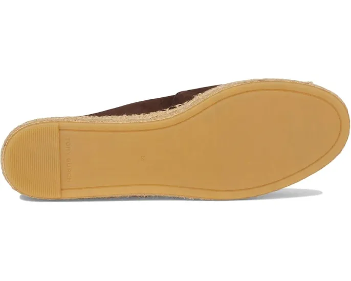Эспадрильи Tory Burch Eleanor из бархата с джутовой отделкой