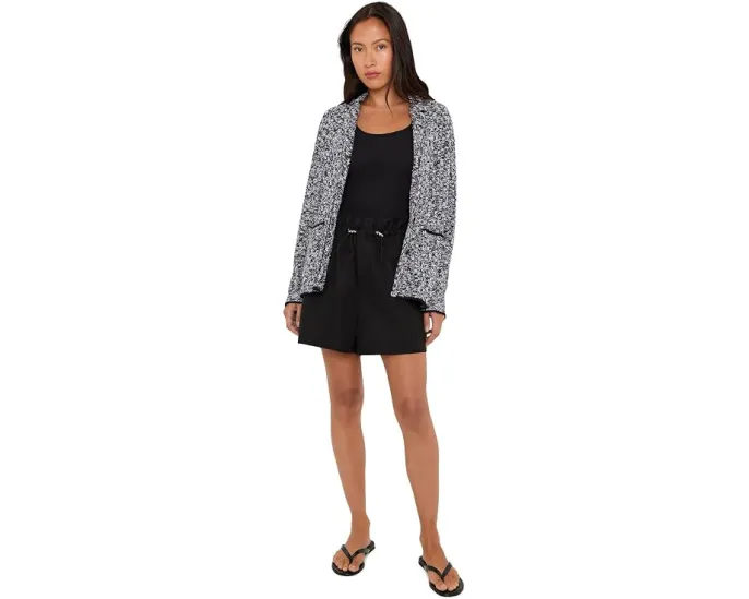 Жакет Petite Eileen Fisher из перуанского хлопка с воротником с вырезом