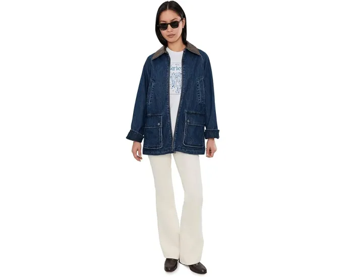 Футболка Barbour Hambleton с принтом и свободным кроем