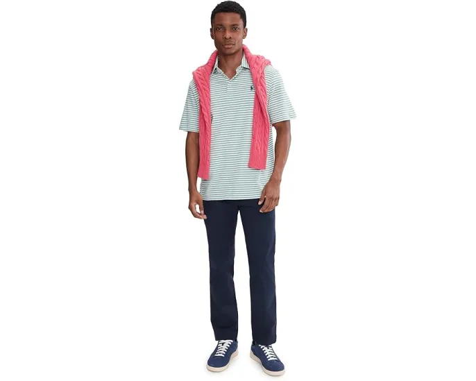 Классическая полосатая поло Polo Ralph Lauren из мягкого хлопка с короткими рукавами