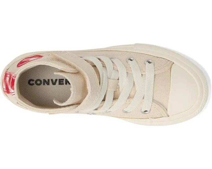 Converse детские кеды Chuck Taylor All Star с клетчатыми акцентами и застежкой на липучке