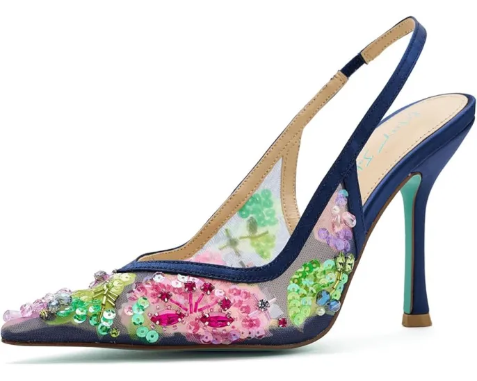 Туфли-лодочки Eddie с острым мысом и стрейч-эластиком от Blue by Betsey Johnson