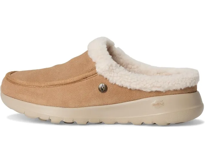Домашние тапочки SKECHERS On-the-go Joy из замши с мысом мокасин