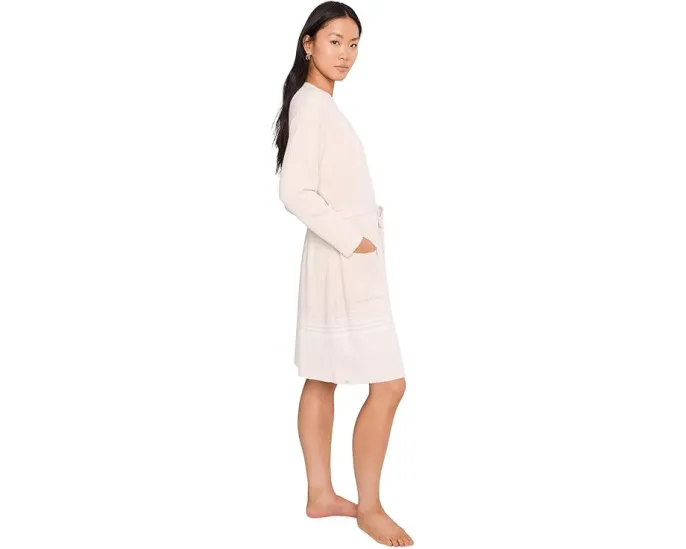 Халат Barefoot Dreams CozyChic Lite с разноцветной полосой и резинкой