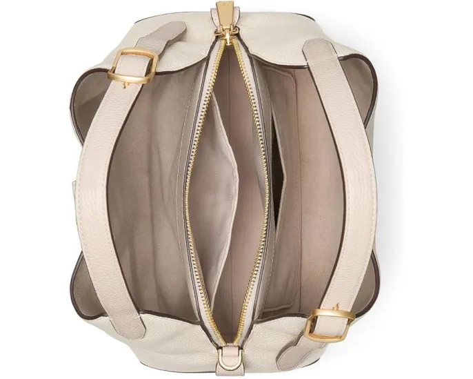 Средняя сумка тоут через плечо Kate Spade New York Deco из тисненой кожи в цветном блоке