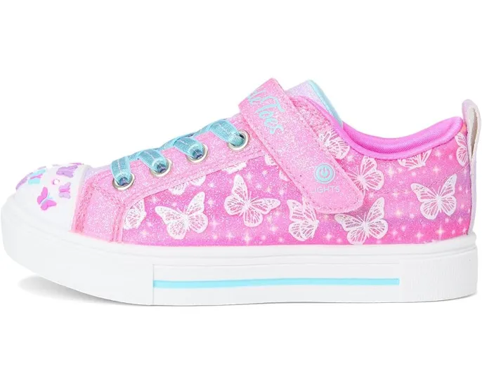 Детские кроссовки Skechers Twinkle Sparks с подсветкой и бабочками