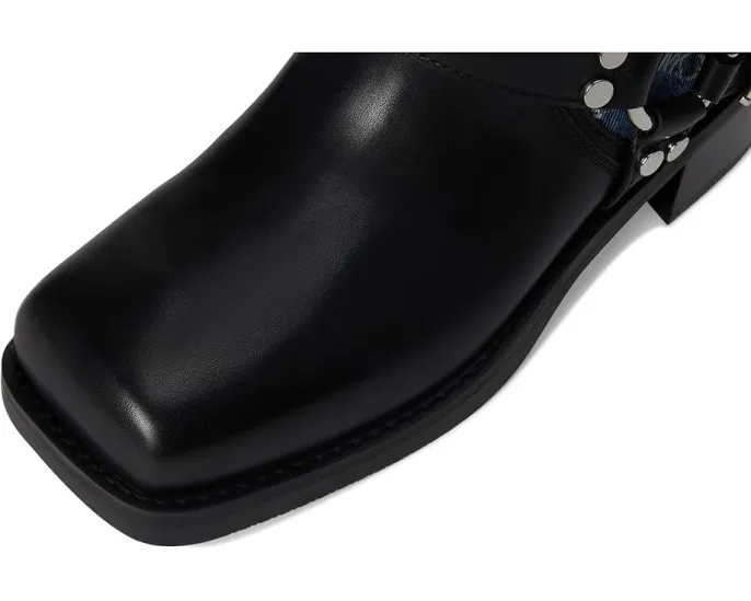 Кожаные мото-ботинки Crosby с квадратным носком и молнией от MICHAEL Michael Kors