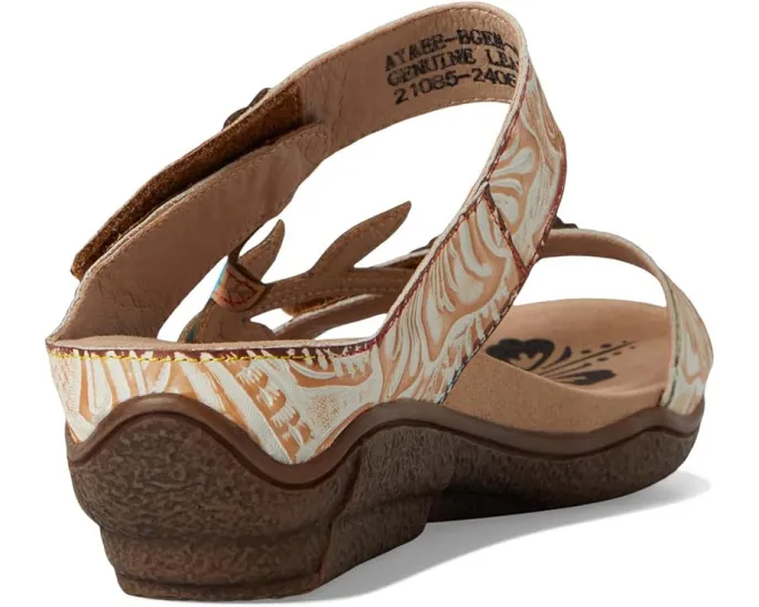 Сандалии Aymee с ручной росписью и стразами на липучках L'Artiste by Spring Step