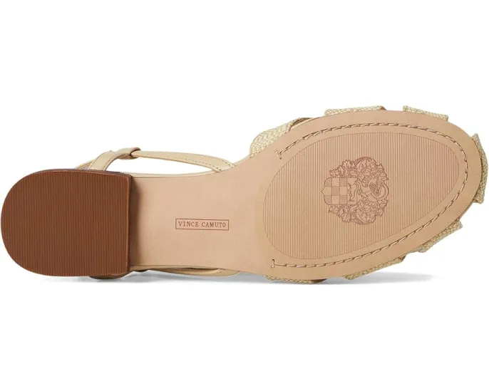 Плоские сандалии Vince Camuto Cacey Fisherman с ремешком на пряжке и стелькой с амортизацией