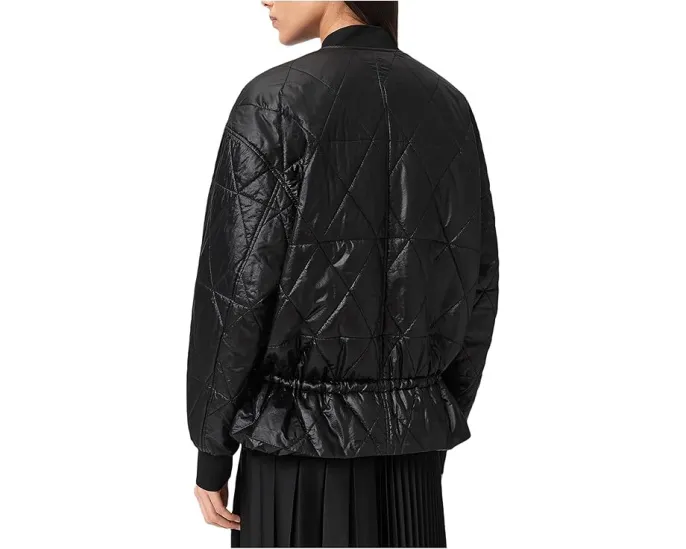 Бомбер Alii от AllSaints с застежкой на молнии и пуговицах