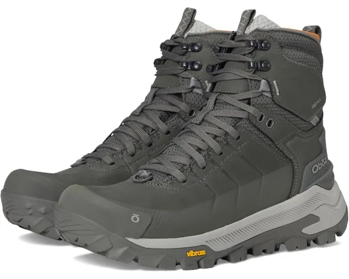 Утепленные водонепроницаемые ботинки Oboz Bangtail Mid Insulated B-Dry с мембраной