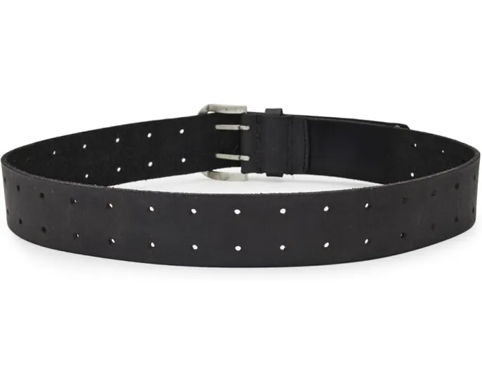 Free People Ремень We The Free Double Cross с перфорацией из натуральной кожи