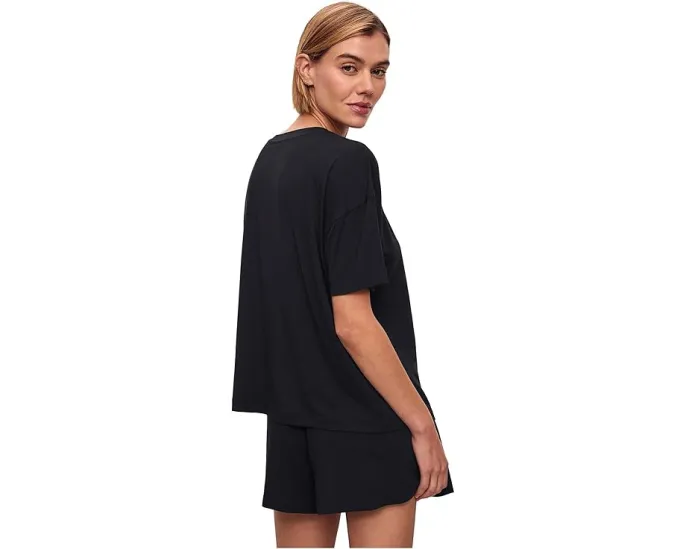 Футболка Eberjey Gisele из модала с открытым вырезом и сертификатом OEKO-TEX