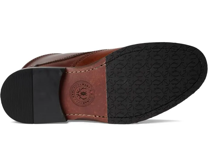 Ботинки Martin Dingman Old Row Wingtip с кожаным верхом и блоком каблука