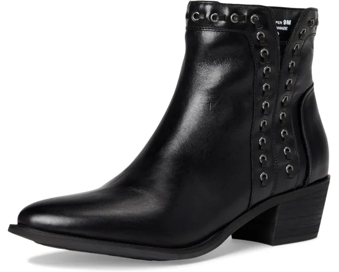 Ботильоны Flight из мягкой кожи с ковбойским стилем и боковой молнией David Tate