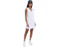 Sleeveless Pique V-neck Dress