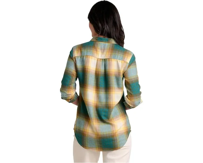 Рубашка Toad&Co Re-Form Flannel с длинным рукавом из переработанных материалов