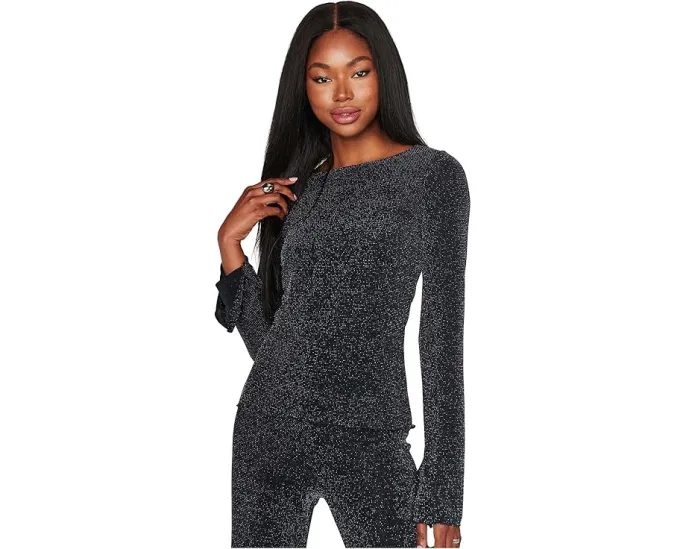 Топ Show Me Your Mumu Bowie с длинными рукавами и пайетками