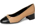 Туфли лодочки Tory Burch 45 мм Cap Toe с бантом и блочным каблуком