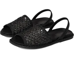 Плоские босоножки Saavi с ремешком через пятку и блестящим декором