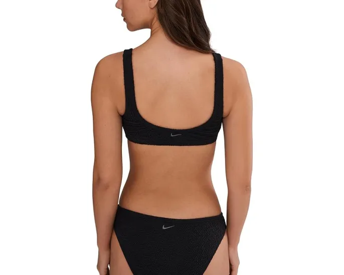 Бикини топ Nike Shoreline Pucker Bralette с текстурной тканью