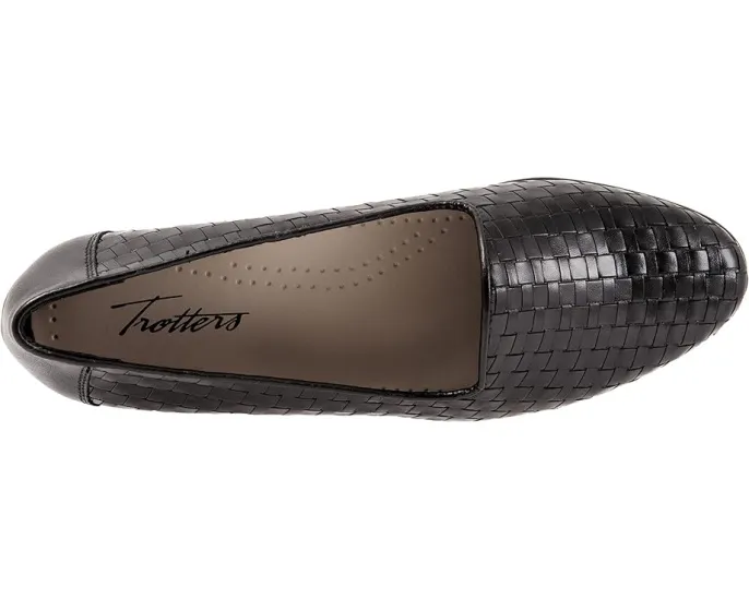 Trotters Лоферы Liz из плетеной кожи с удобной стелькой и стальным супинатором