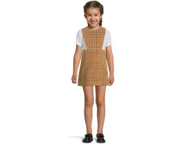 Платье Burberry Kids Halima Corduroy Check из вельвета с клеткой