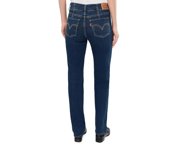 Джинсы Levi's 314 Corset Straight с корсетным поясом и прямым кроем