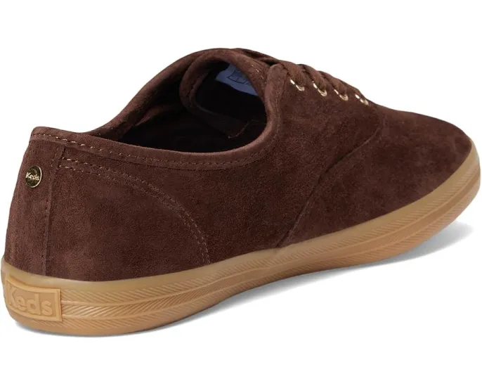 Keds Champion Luxe кроссовки на шнуровке из мягкой замши