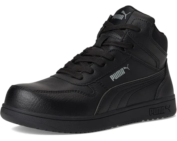 Puma Safety ботинки Frontcourt Leather Mid с кожаным верхом