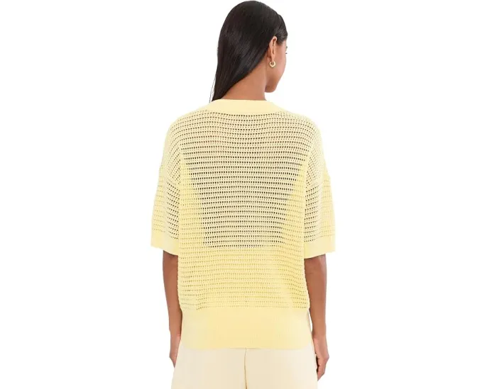 Varley трикотажный топ Callie Knit с V-образным вырезом и пуговицами