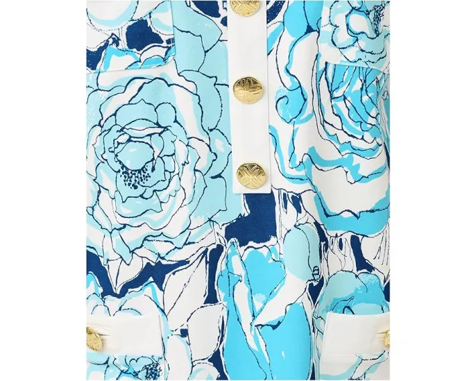 Платье-трапеция Locklyn с контрастными планками Lilly Pulitzer