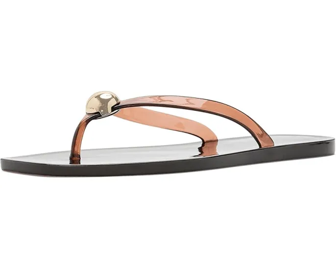 Шлепанцы Jovie Jelly от Loeffler Randall в коричневом цвете