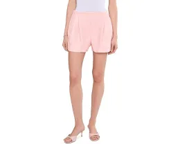 Шорты Norma Kamali с защипами и клетчатым принтом