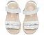 L'Amour Shoes Kids сандалии Josie с фигурным краем и памятью формы