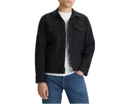 Джинсовая куртка премиум-класса Levi's® Premium с накладными карманами и прямой линией низа