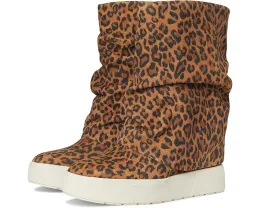 Ботинки GUESS Guinna с джинсовым верхом и клиновидным каблуком