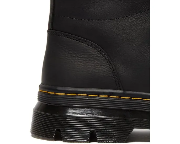 Ботинки Dr. Martens Combs Leather с прочной конструкцией и классической шнуровкой