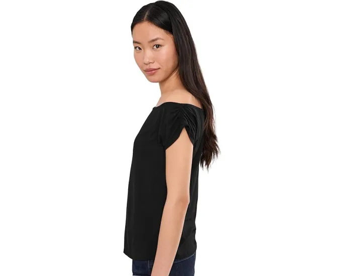 Топ Liverpool Los Angeles с асимметричным вырезом и короткими рукавами