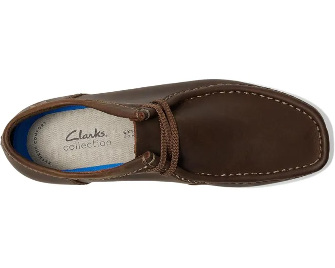 Кроссовки Clarks Shacre II Run с узором Wallabee и технологией Extreme Comfort