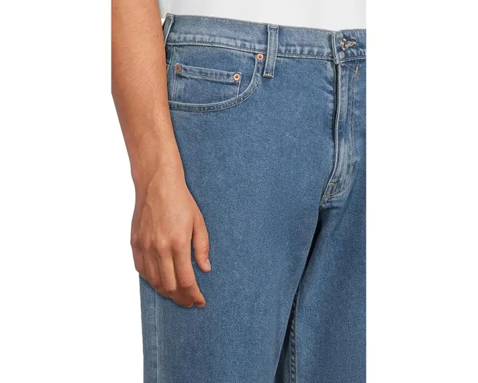 Джинсы Paige Doheny с прямыми расслабленными штанинами в винтажном светлом окрасе