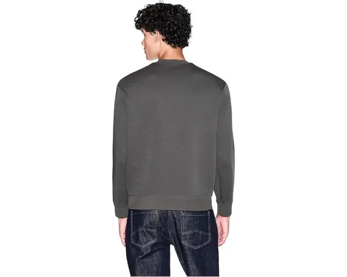 Свитшот Armani Exchange с лентой логотипа и длинным рукавом