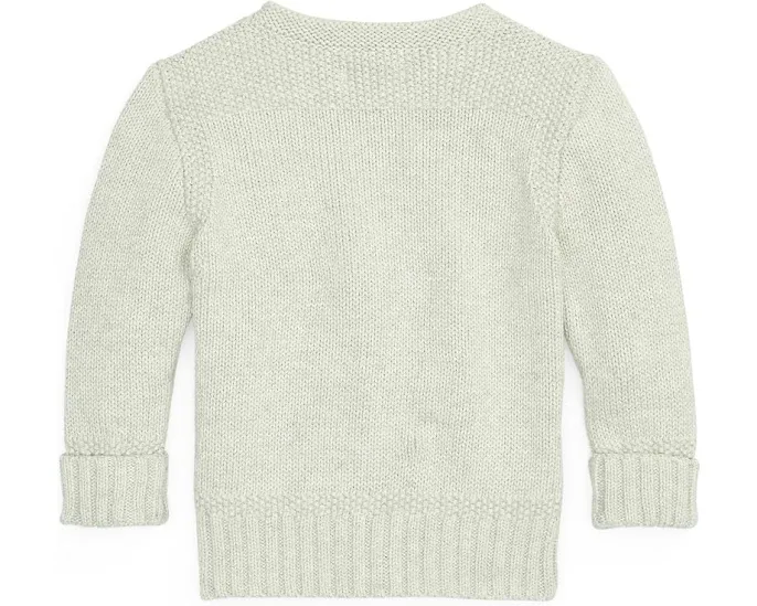 Детский кардиган Polo Ralph Lauren Kids с V-образным вырезом и вышитым пони