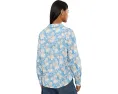 Хлопковая рубашка Shadow Floral Core Cotton от NIC+ZOE с цветочным принтом
