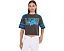 Футболка NFL Detroit Lions Bling в полоску с вырезом Junk Food Clothing