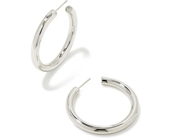 Серьги Kendra Scott Colette крупные обручи из позолоченной латуни