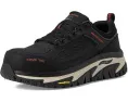 Кроссовки Skechers Arch Fit Road Walker Comp Toe черные с композитным носком