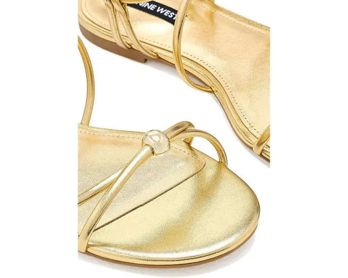 Сандалии Nine West Mariss на плоской подошве с переплетением бретелей и круглым носком