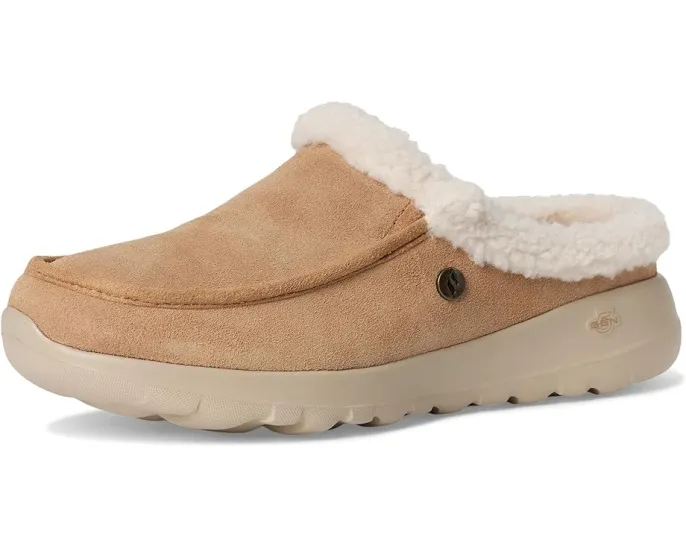 Домашние тапочки SKECHERS On-the-go Joy из замши с мысом мокасин