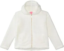 Худи Lilly Pulitzer Eastley из искусственного меха для детей на молнии